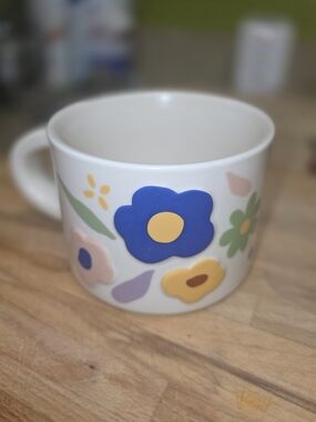 Starbucks 2023 Urban Floral Ceramic Mug with Colorful Floral Applique
